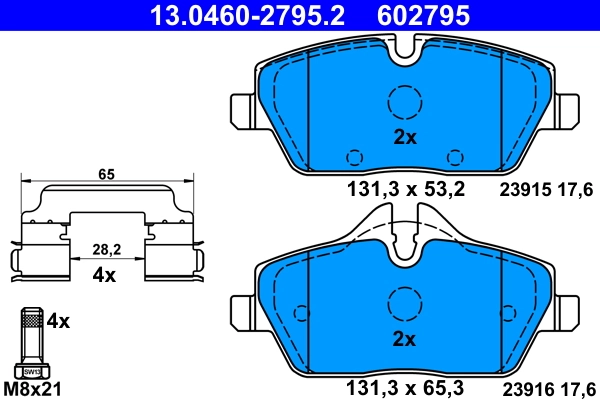 Set placute frana