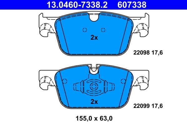 Set placute frana
