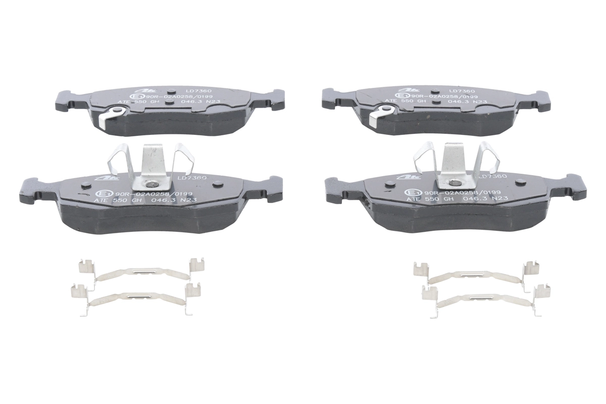 Set placute frana
