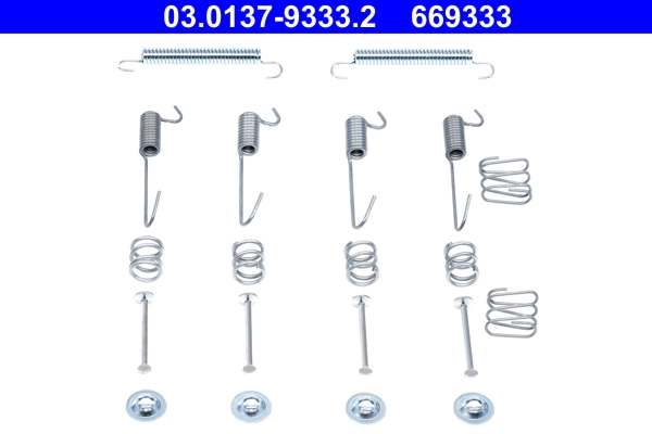 Set accesorii saboti frana