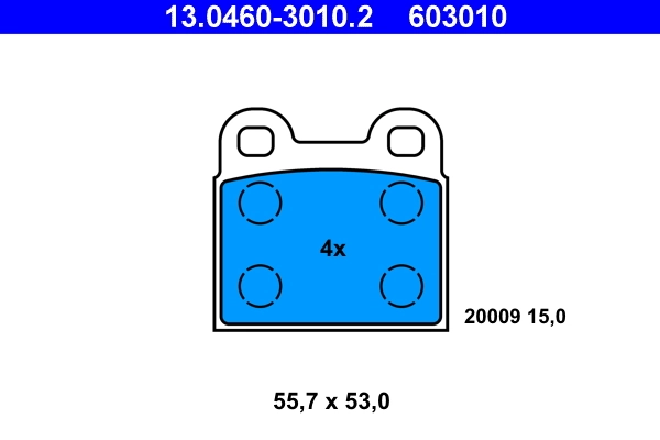 Set placute frana