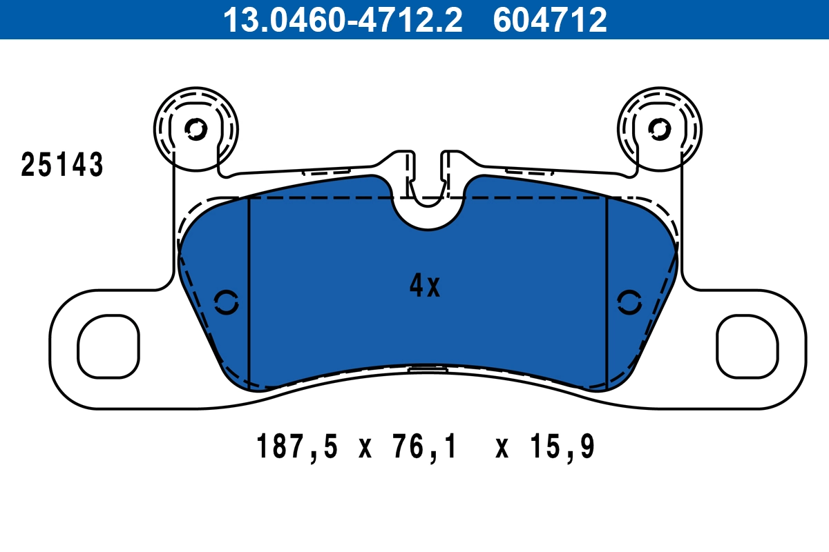 Set placute frana