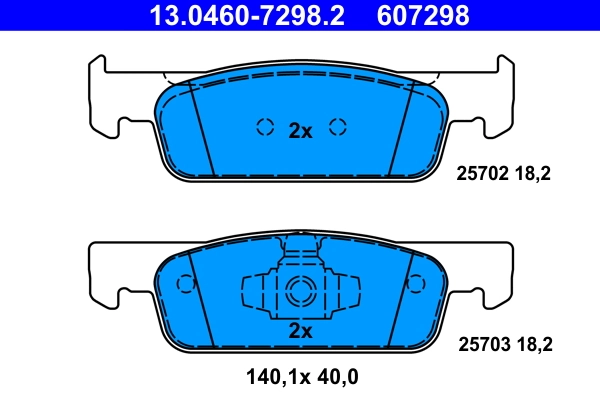 Set placute frana