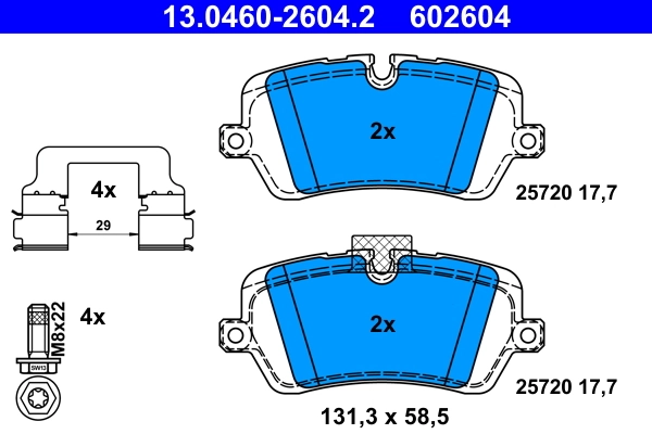Set placute frana