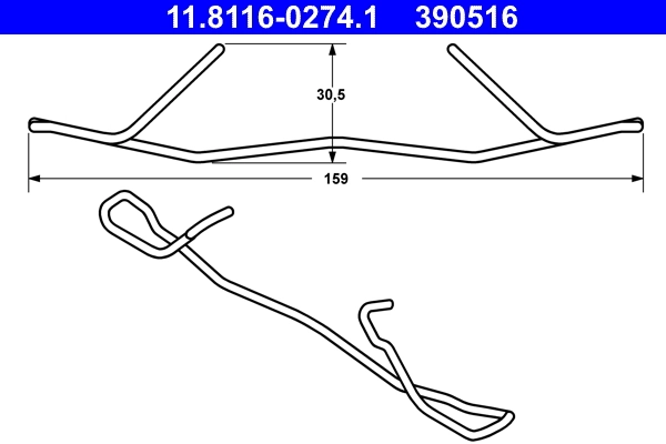 Arc etrier frana
