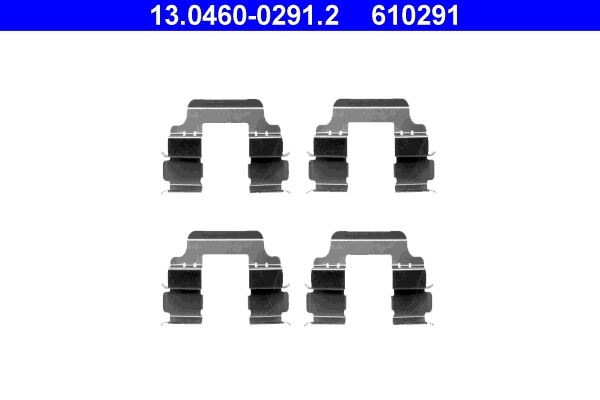 Set accesorii placute frana