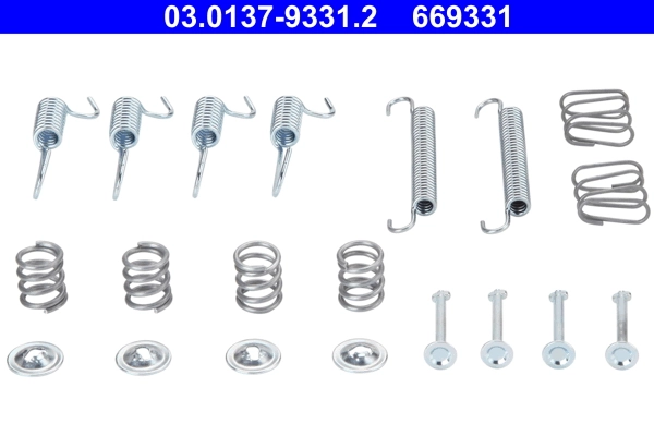 Set accesorii saboti frana