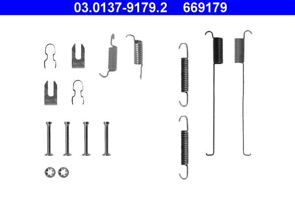 Set accesorii saboti frana