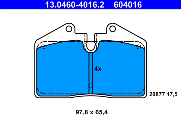 Set placute frana