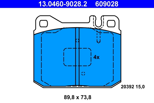 Set placute frana