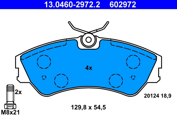 Set placute frana