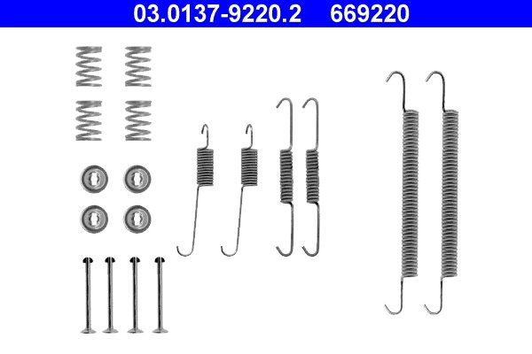 Set accesorii saboti frana