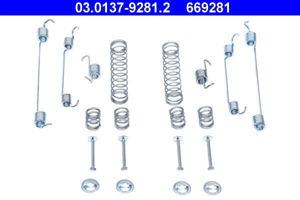 Set accesorii saboti frana