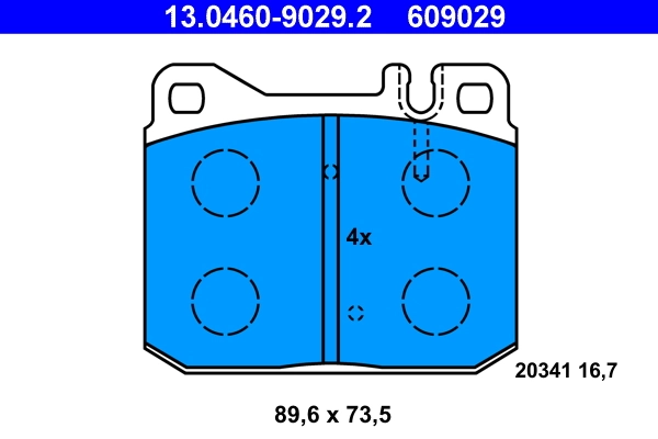 Set placute frana