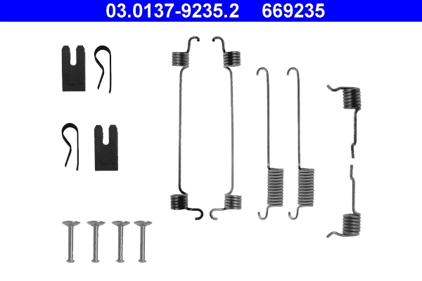 Set accesorii saboti frana