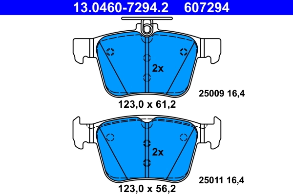 Set placute frana