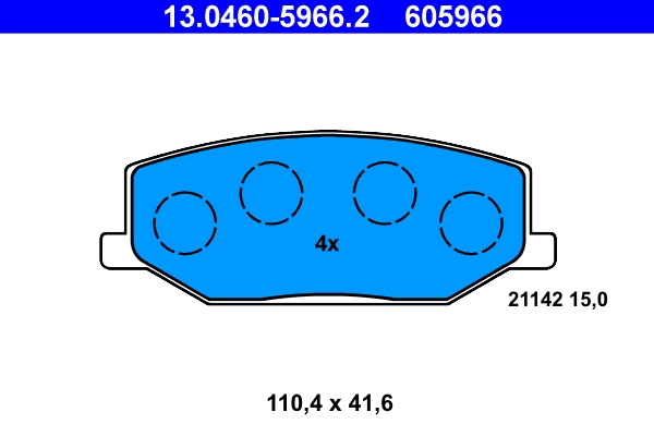 Set placute frana