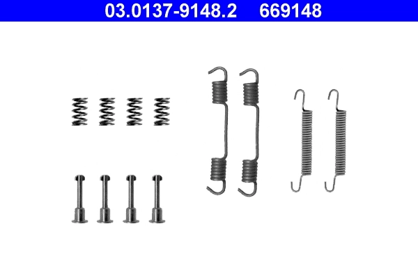 Set accesorii saboti frana