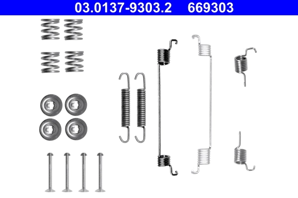 Set accesorii saboti frana