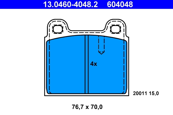 Set placute frana