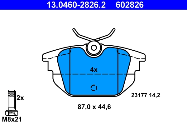 Set placute frana
