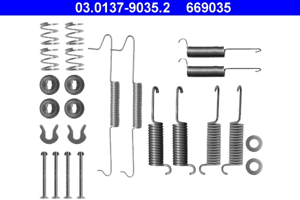 Set accesorii, sabot de frana