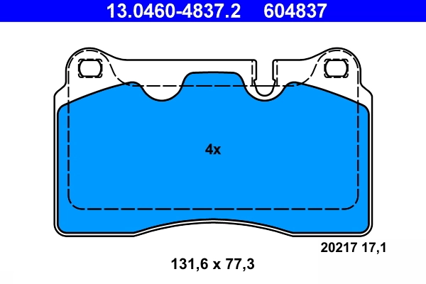 Set placute frana