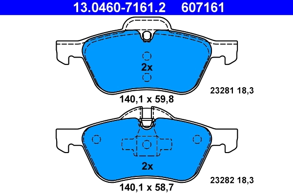 Set placute frana
