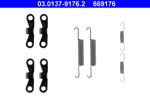 Set accesorii saboti frana