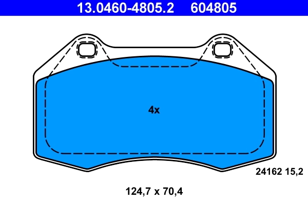 Set placute frana
