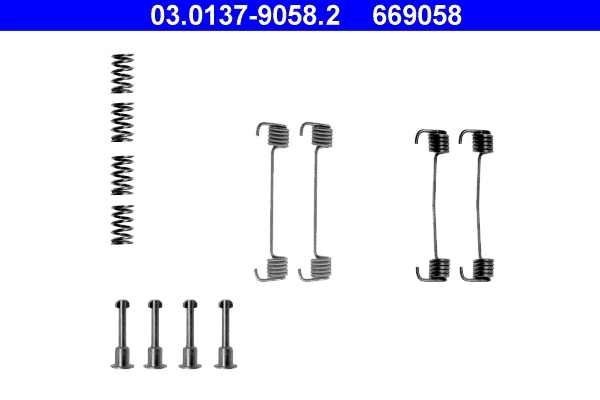 Set accesorii saboti frana