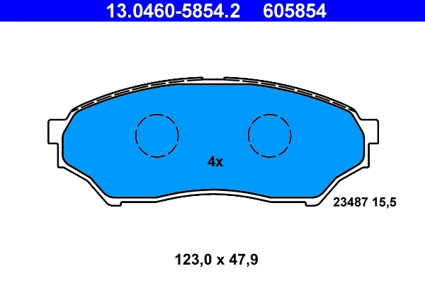 Set placute frana
