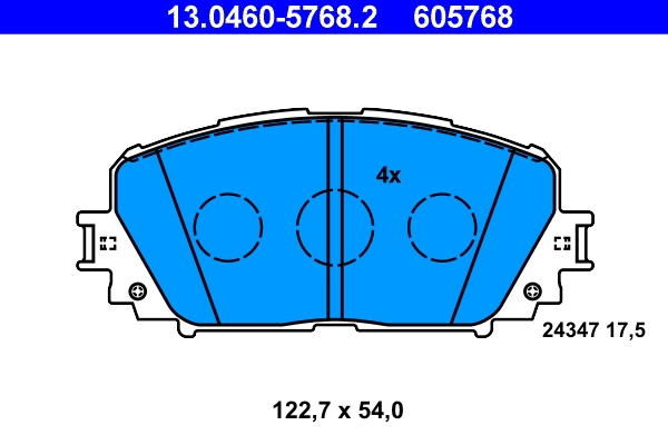 Set placute frana