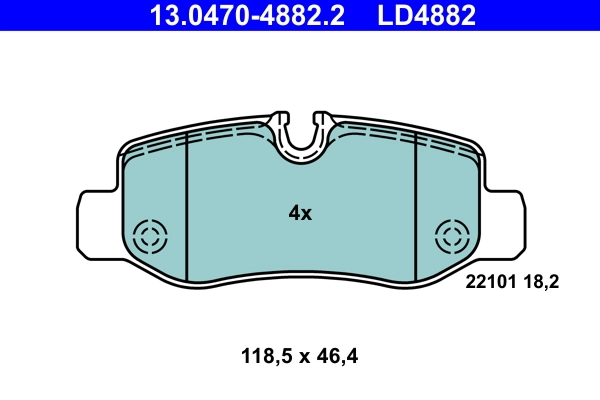 Set placute frana