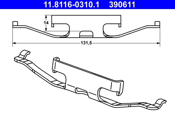 Arc etrier frana