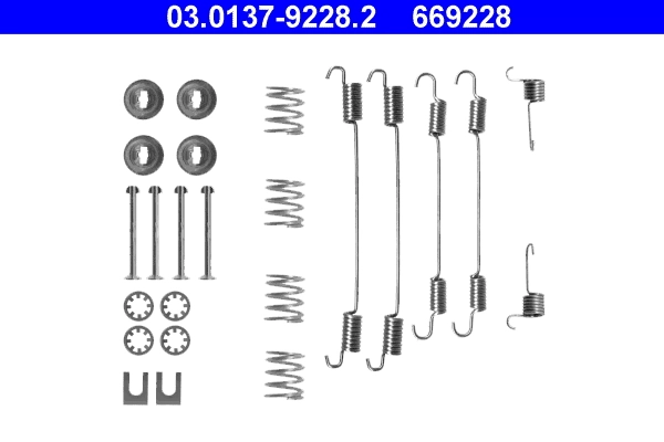 Set accesorii saboti frana