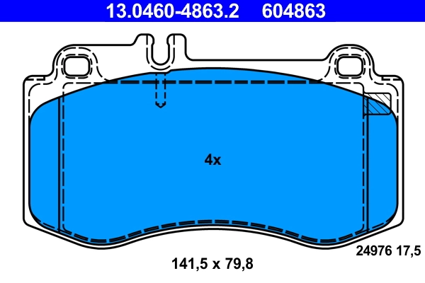 Set placute frana