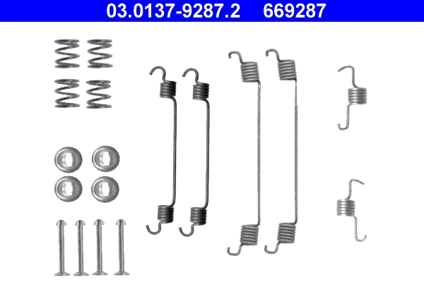 Set accesorii saboti frana