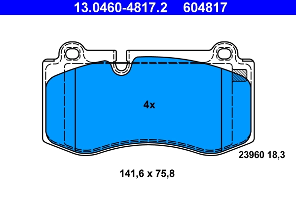 Set placute frana