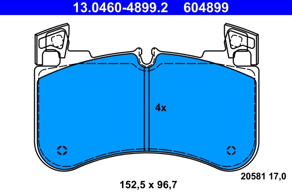 Set placute frana