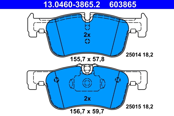 Set placute frana