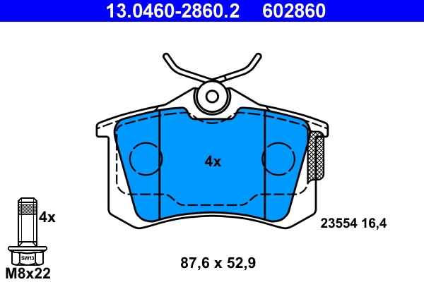Set placute frana