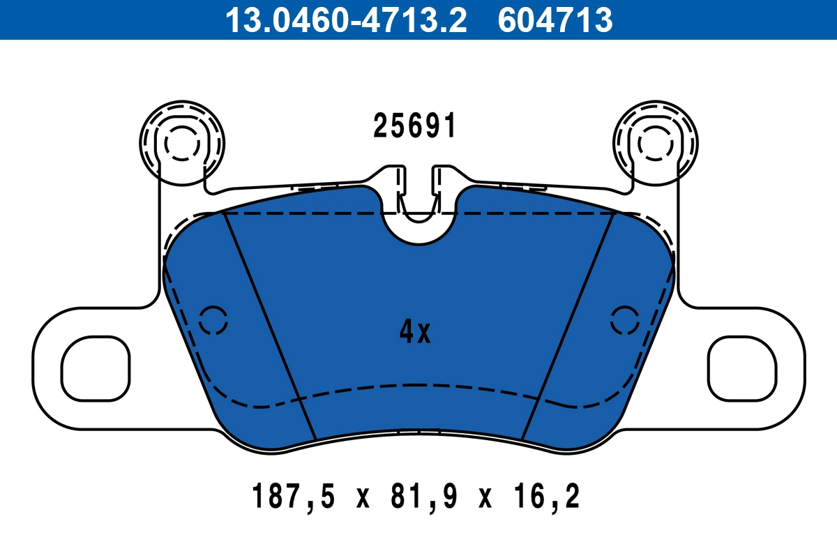 Set placute frana