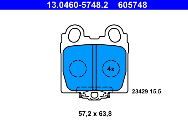 Set placute frana