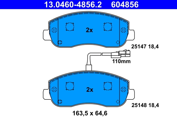 Set placute frana