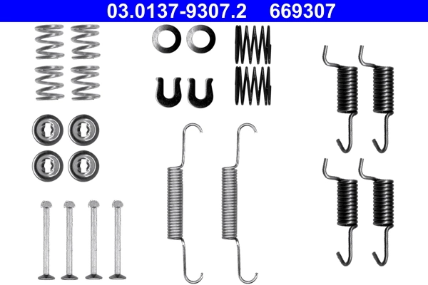Set accesorii saboti frana