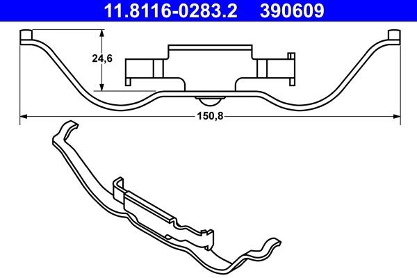 Arc etrier frana