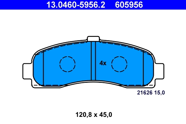 Set placute frana