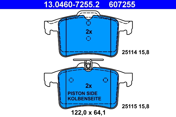 Set placute frana