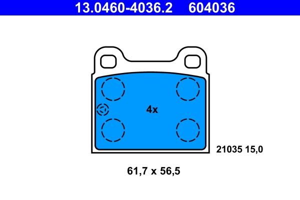 Set placute frana